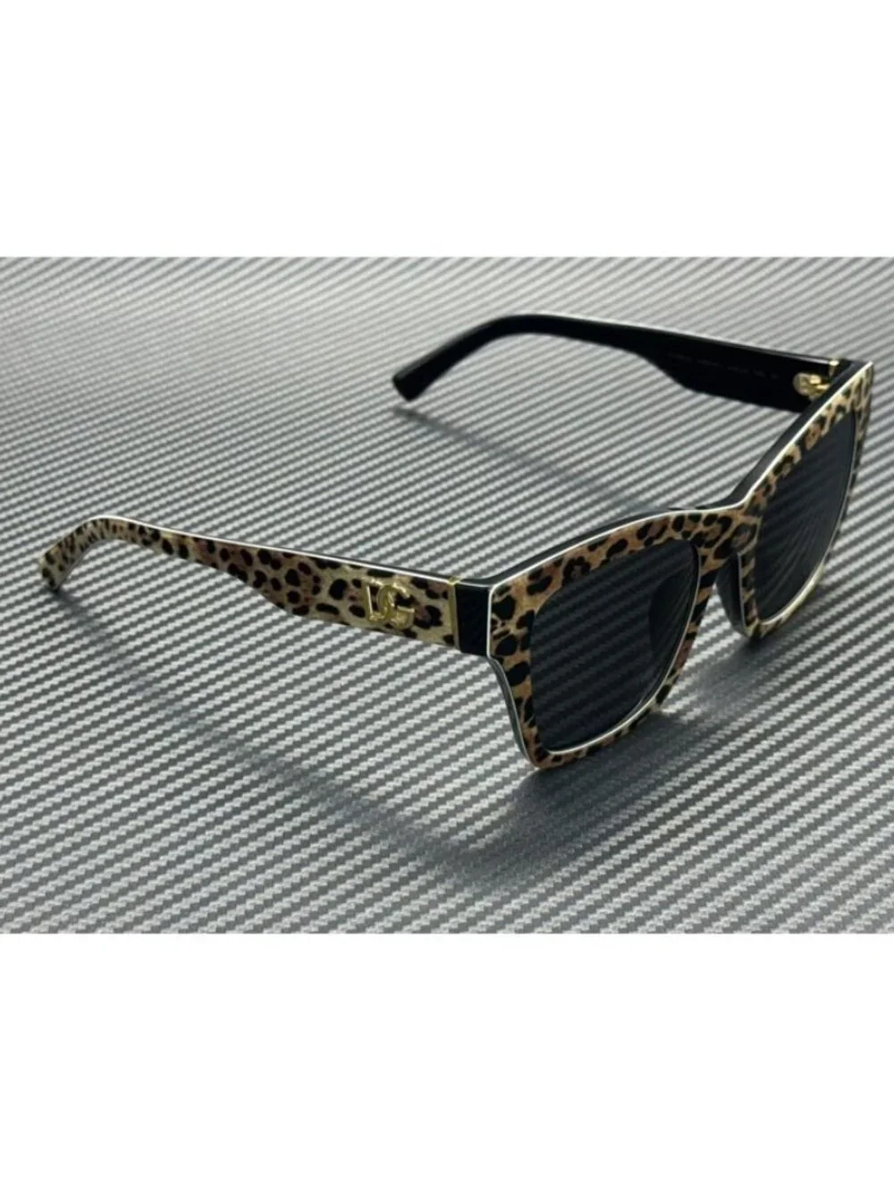 New Dolce & Gabbana Women Brown on Black Sunglasses -20-145